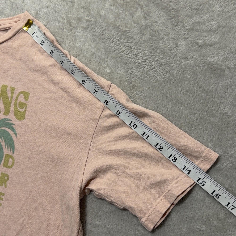 Billabong Womens Sun 1973 Daze S Oversized Pink Tee T-Shirt S Surf Beach Retro - Picture 10 of 12